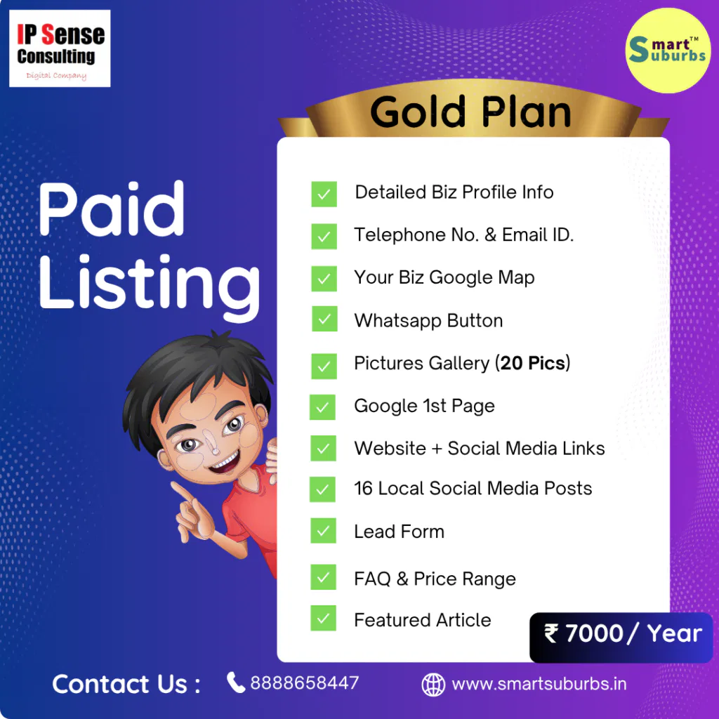 Gold Plan , Hyperlocal Business Directories in mumbai and pune
