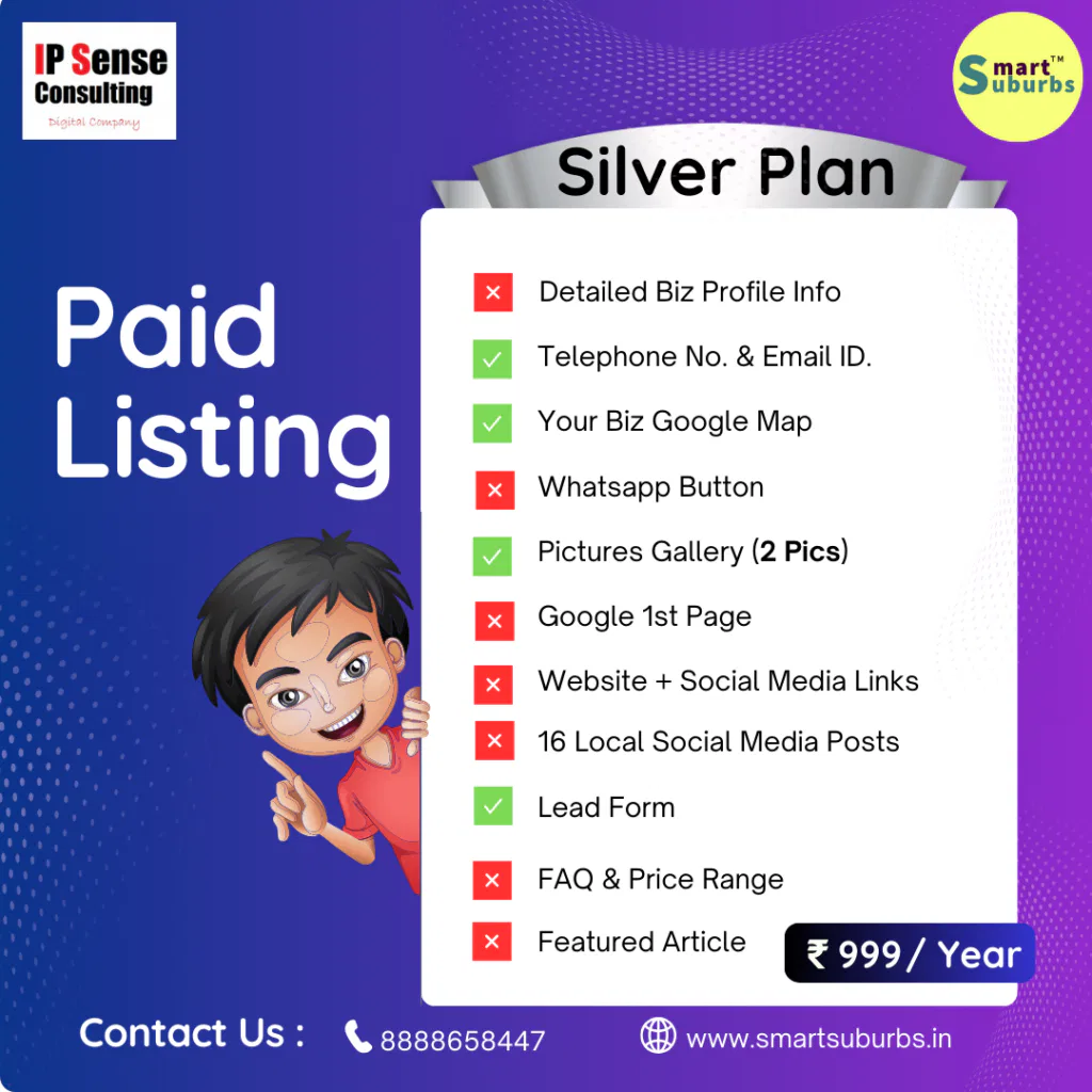 Silver plan , hyperlocal Business directory and search engine