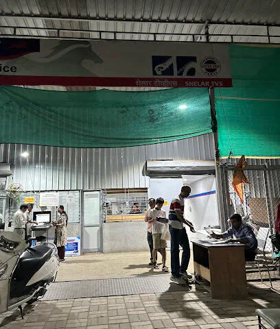 The Shelar TVS workshop, Sinhgad Road